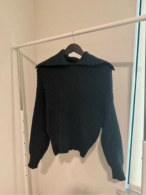 H&M Black Chunky Turtleneck Sweater